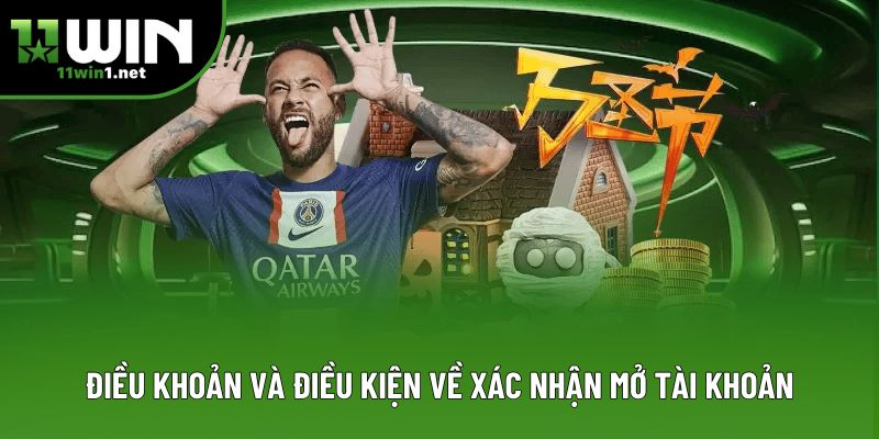 Điều khoản và điều kiện về xác nhận mở tài khoản